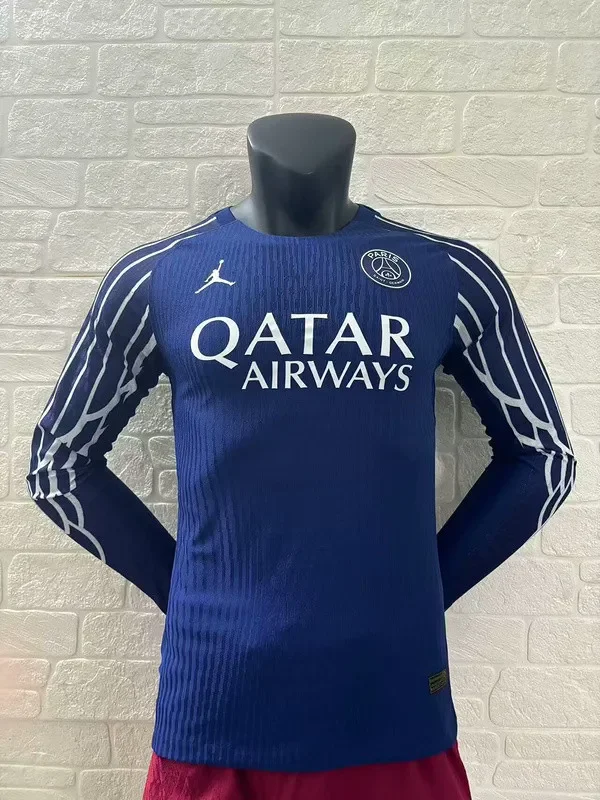 2024-25 paris saint germain fourth away long sleeve player version jersey