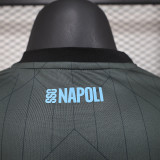 2024-25 Napoli Black Special Player Version Jersey (The player version is more slim fit, it is recommended to buy one size larger)