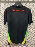 2025-26 AC Milan green and black training jersey
