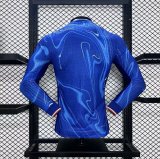 2024-25 Chelsea  Home Player Long Sleeve Jersey(The player version is more slim fit, it is recommended to buy one size larger)