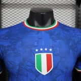 2024-25 Italy blue Special Player version jersey(The player version is more slim fit, it is recommended to buy one size larger)
