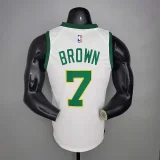 BROWN#7 Celtics White Platinum Limited