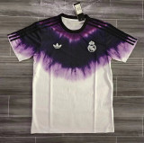 2024-25 .Real Madrid  white and purple special version jersey