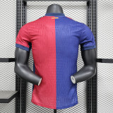 2024-25 Barcelona 125th Anniversary Player version jersey  (The player version is more slim fit, it is recommended to buy one size larger)