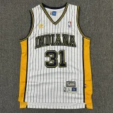 Pacers Retro No. 31 Miller White Jersey