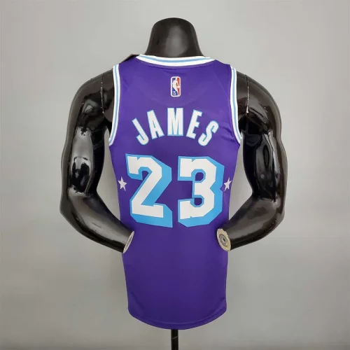 2022 75th Anniversary James #23 Lakers City Edition Purple