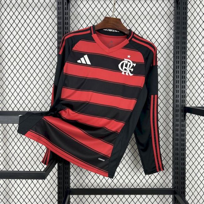 25-26 Flamengo home long sleeve jersey