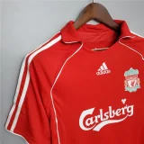 Liverpool 2006-07 home soccer jerseys