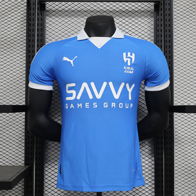 2024-25 Al-Hilal Saudi anniversary player version jersey (The player version is more slim fit, it is recommended to buy one size larger)