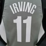 75th Anniversary Irving #11 Brooklyn Nets City Edition Gray NBA Jersey