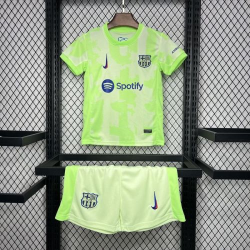 2024-25 Barcelona third green kid kit