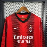 AC Milan 2023-24 home court soccer jersey