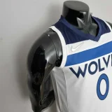 75th Anniversary Minnesota Timberwolves Royal White NBA Jersey