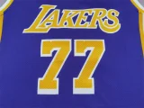 Lakers Purple No. 77 Doncic