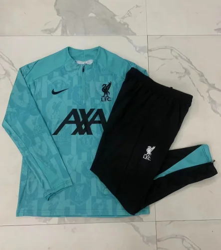 2024-25 Half-Zip Liverpool Green Suit