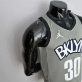 75th Anniversary Curry #30 Nets Black NBA Jersey