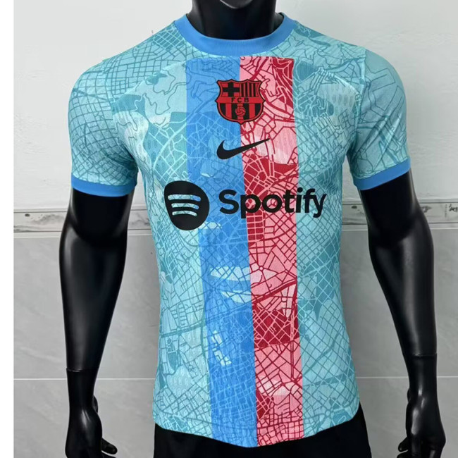 2025-26 Barcelona Blue Special Edition Player Version jersy