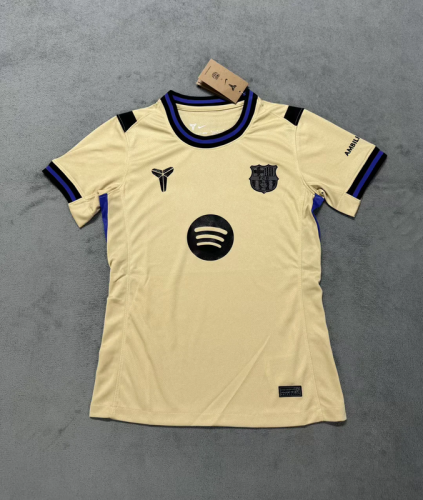 2025-26 Barcelona   away beige woman jersey