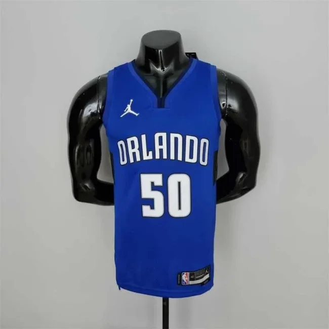 75th Anniversary Anthony#50 Orlando Magic Blue NBA Jersey