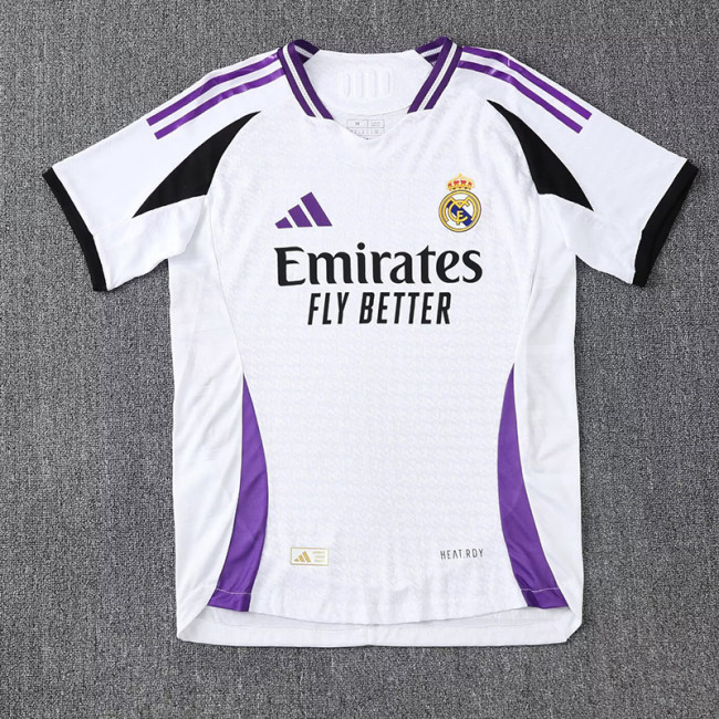 2025-26 Real Madrid white and purple jersey