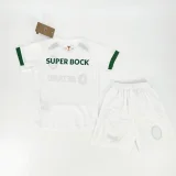 2024-25 Sporting Lisbon white kids kit