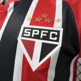 2025-26 Sao Paulo away player version jersey    (The player version is more slim fit, it is recommended to buy one size larger)