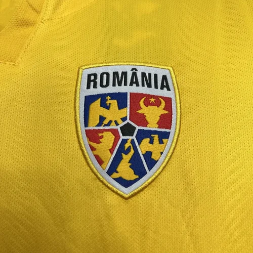 2024 Romania home soccer jersey
