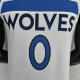 75th Anniversary Minnesota Timberwolves Royal White NBA Jersey