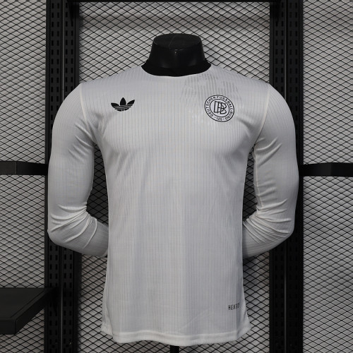 2025-26 Germany 125th Anniversary long sleeve player version jersey  (The player version is more slim fit, it is recommended to buy one size larger)