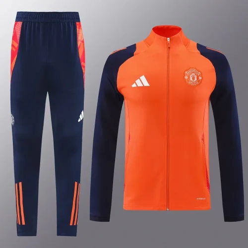 2024 Manchester United 02 Orange Kit