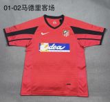 Atletico Madrid 2001-02 Retro  red away