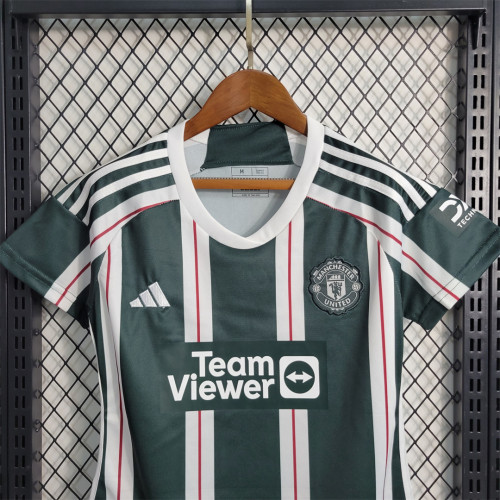 2023-24 Women's Manchester United away sizejersey
