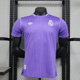 2025-26 Real Madrid   Purple special player version jrsey   (The player version is more slim fit, it is recommended to buy one size larger)