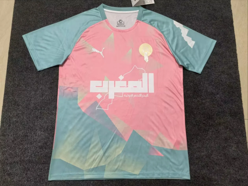 2025-26 Morocco special version pink soccer jersey size