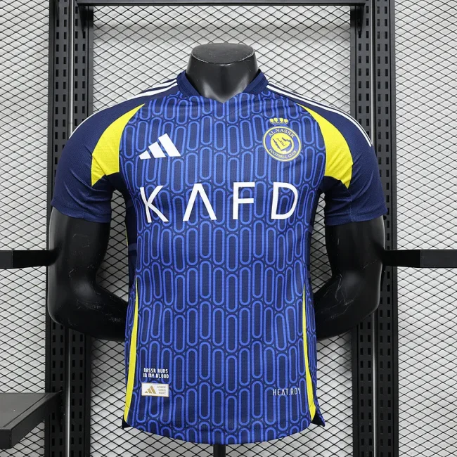 2024-25 Al-Nassr away player version jersey (The player version is more slim fit, it is recommended to buy one size larger)