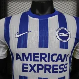 brighton 2024-25 home player version(The player version is more slim fit, it is recommended to buy one size larger)