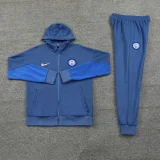 2024 Inter Milan 01 light blue hoodie suit