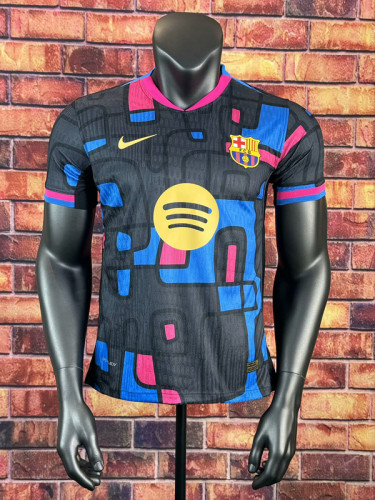 2025-26 Barcelona  Colorful Player version training jersey (The player version is more slim fit, it is recommended to buy one size larger)