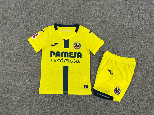 2025-26 Villarreal Home kid kit