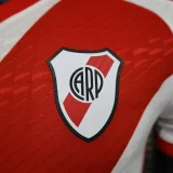 2023-24 River home white player version jersey (The player version is more slim fit, it is recommended to buy one size larger)