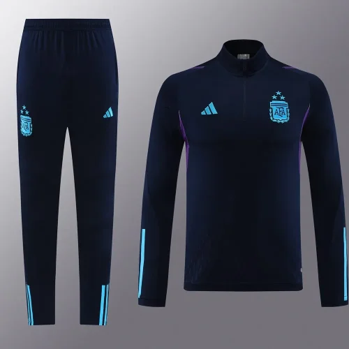 2023 Argentina 01 sapphire blue half-pull suit (with steel seal)