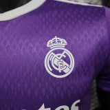 2024-25Real Madrid   Purple special player version jersey  (The player version is more slim fit, it is recommended to buy one size larger)