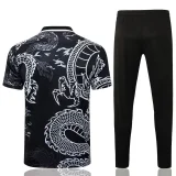 2024-25 Real Madrid black dragon polo suit