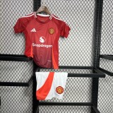 2024-25 Manchester United home kid kit