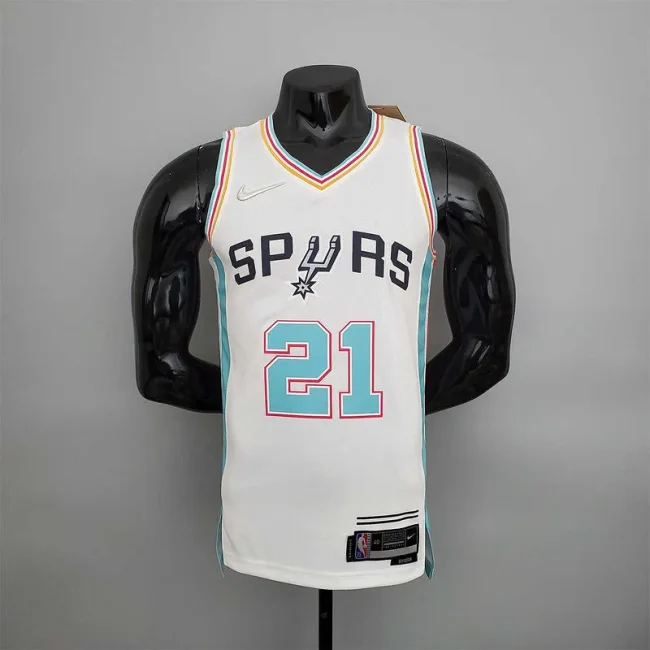 2022 Season Duncan #21 Spurs City Edition White