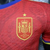 2024-25 Spain Red Special Player version(The player version is more slim fit, it is recommended to buy one size larger)