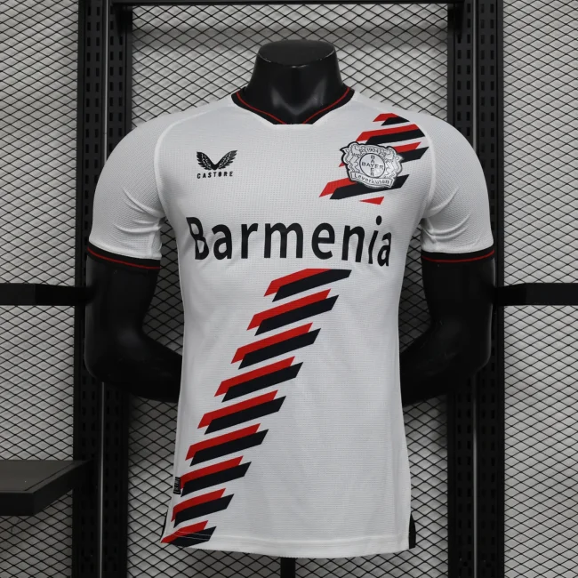 2023-24 leverkusen away player version(The player version is more slim fit, it is recommended to buy one size larger)