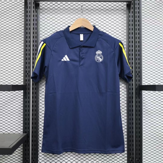 2023-24 Real Madrid blue polo