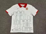 Tunisia 2024 away white soccer jerseys