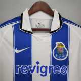 2003-04 Porto home blue  white